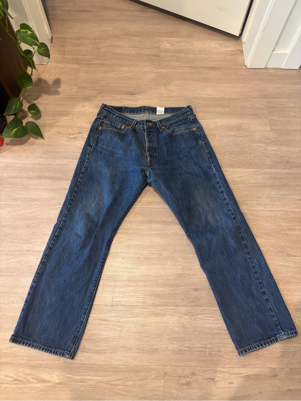 Levi's 501 Dark Blue Straight Men's Jeans